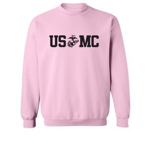 USMC crewneck sweatshirt in pink!!!! size large.
